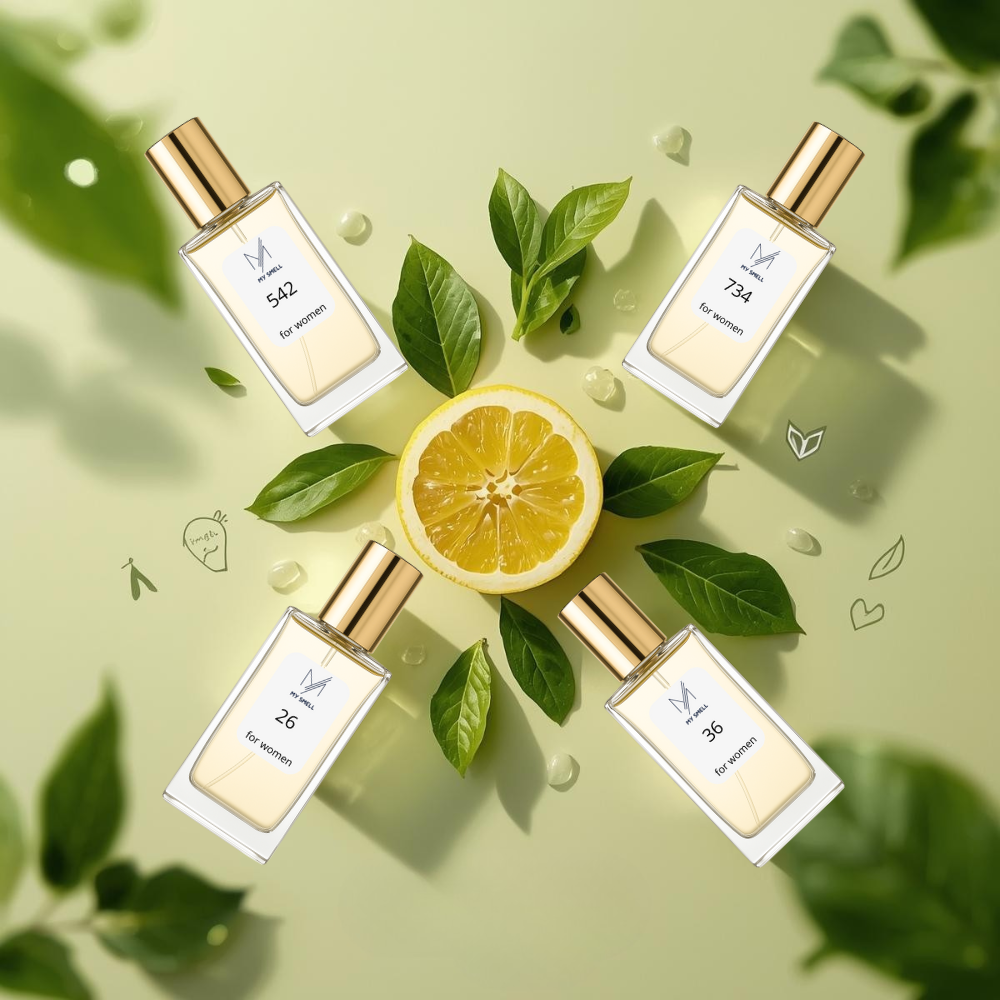 Piękne i kobiece perfumy My Smell z nutą bergamotki