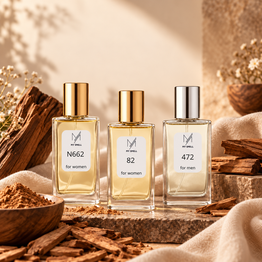 Jak pachną perfumy z nutą drzewa sandałowego? Przykłady MY SMELL