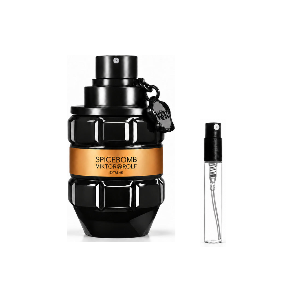 Viktor & Rolf Spicebomb Extreme Eau de Parfum – odlewka perfum – flakon i identyczny atomizer wzorcowy