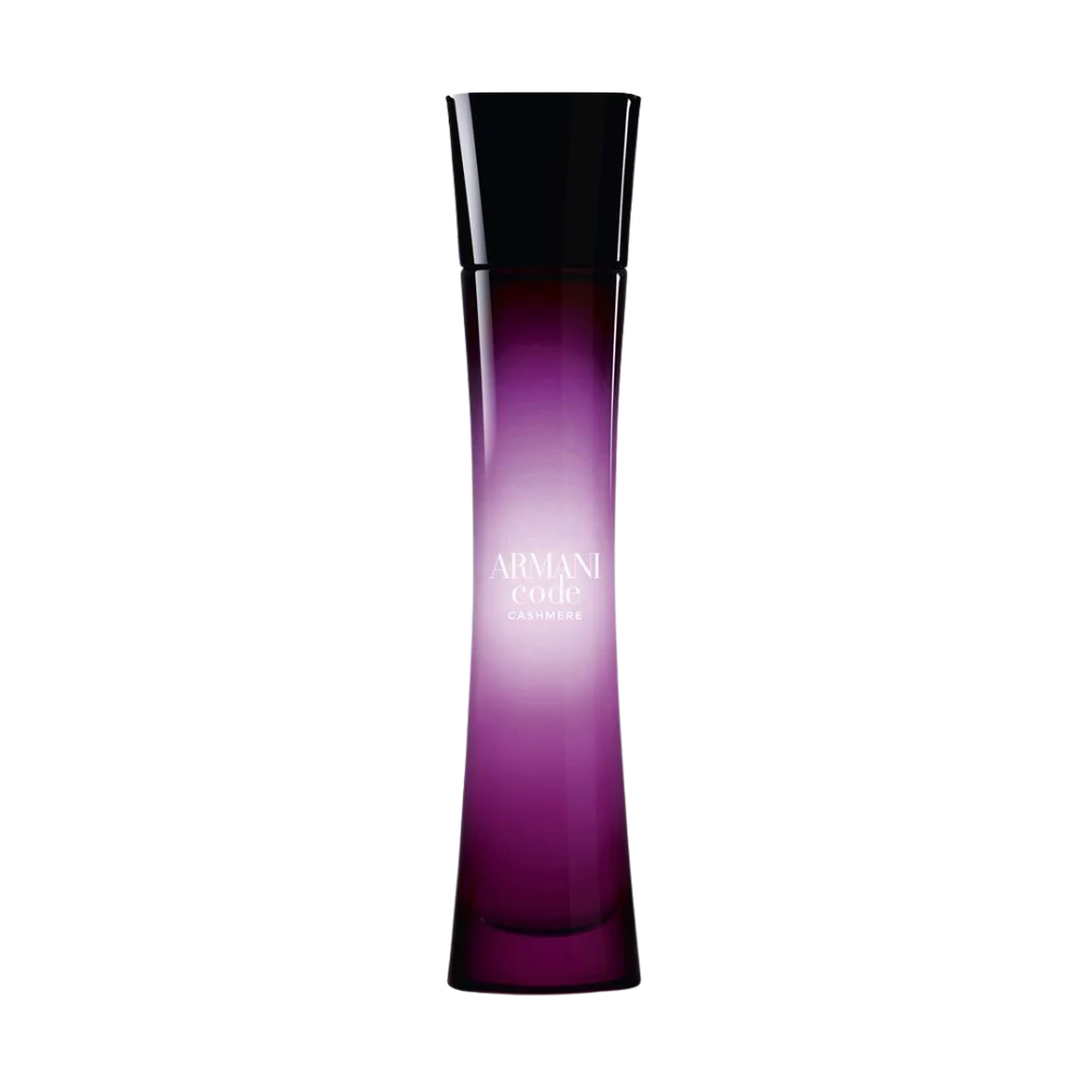 Flakon perfum Armani Code Cashmere z nutami kwiatu pomarańczy, jaśminu, mleka migdałowego, irysa, zamszu i kadzidła – elegancki zapach dla kobiet.