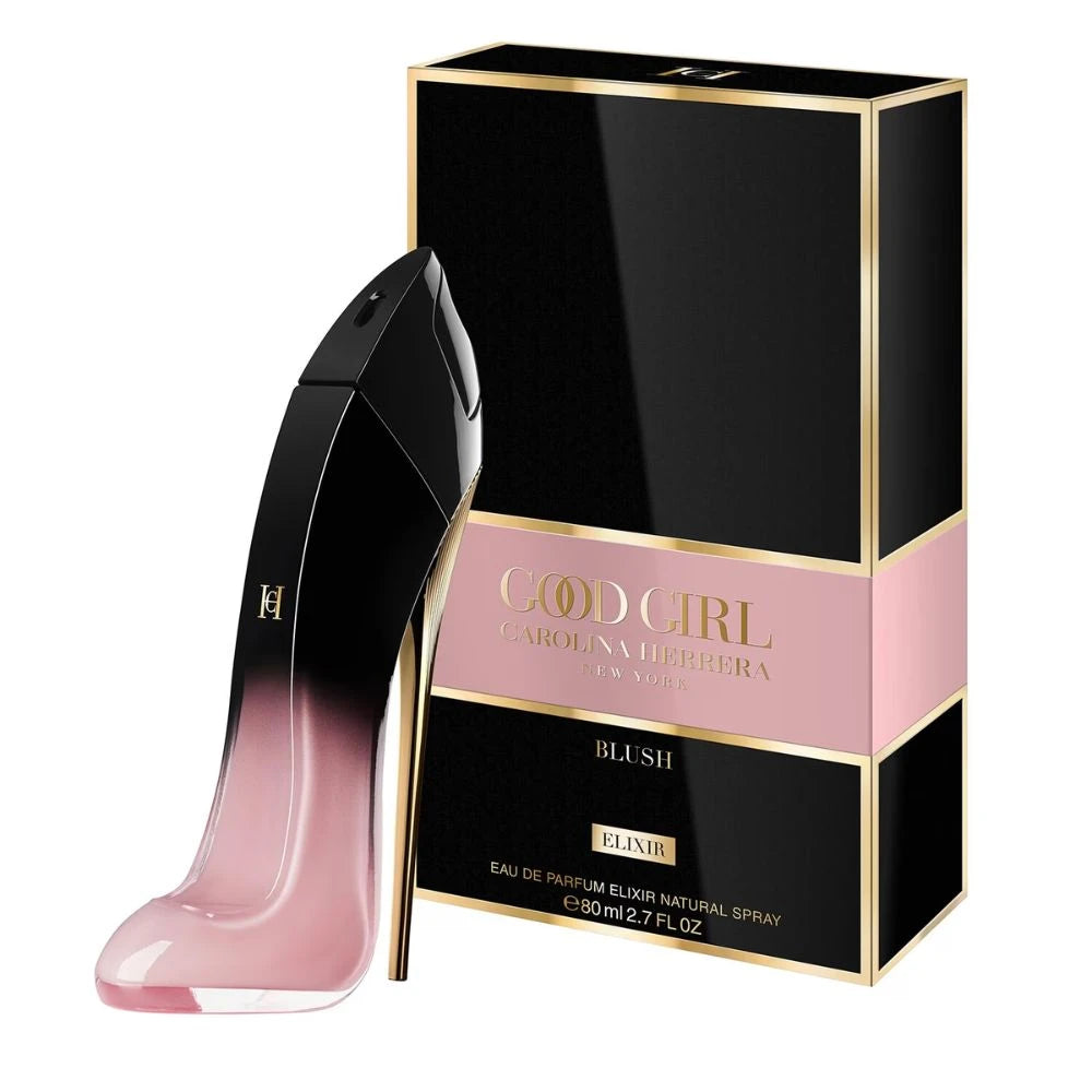 Carolina Herrera Good Girl Blush Elixir, Good Girl Blush Elixir woda perfumowana, perfumy Carolina Herrera, luksusowe perfumy damskie, trwałe perfumy, elegancki zapach, kwiatowy zapach, kobiece perfumy, perfumy premium, ekskluzywne perfumy, nowoczesne perfumy, najlepsze perfumy Carolina Herrera, zapach dla kobiet, oryginalne perfumy, perfumy na prezent