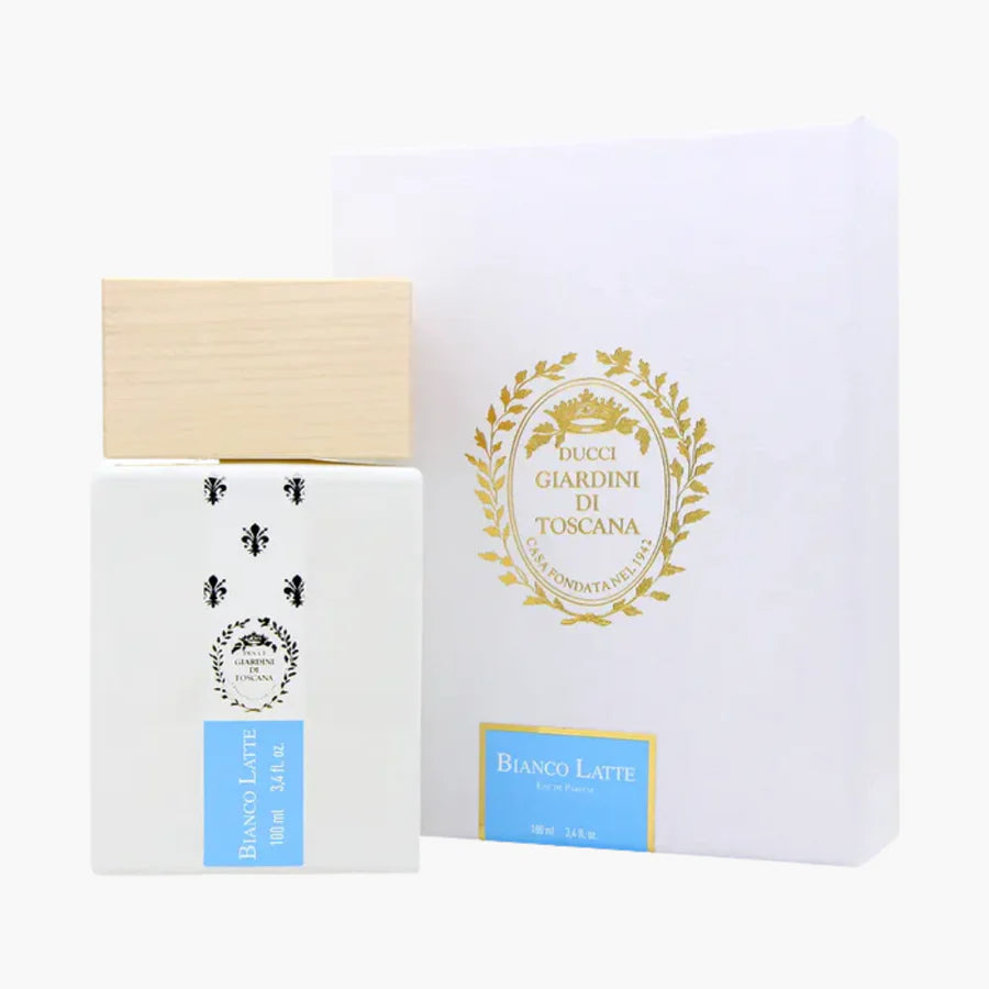 Giardini Di Toscana Bianco Latte, Bianco Latte woda perfumowana, perfumy Giardini Di Toscana, luksusowe perfumy, niszowe perfumy, zapach gourmand, słodki zapach, elegancki zapach, perfumy premium, ekskluzywne perfumy, trwałe perfumy, zapach unisex, najlepsze perfumy 2025, oryginalne perfumy, perfumy na prezent