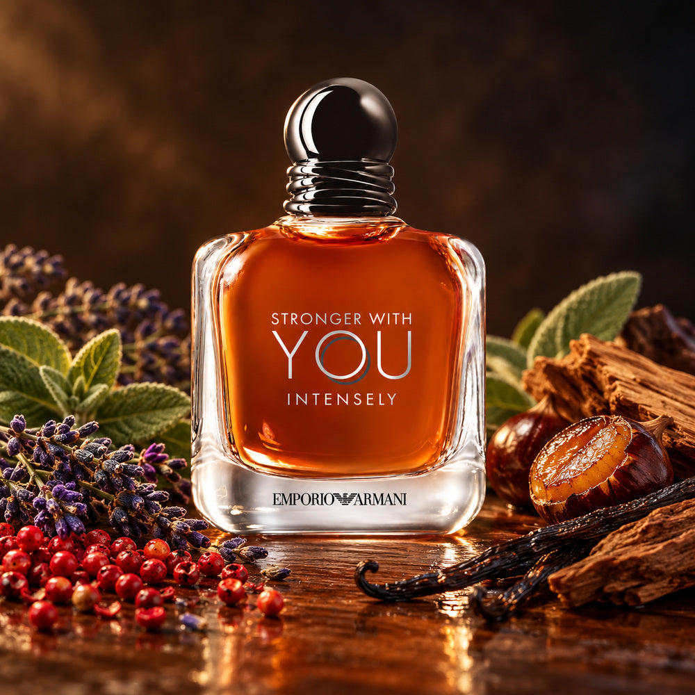 Armani Stronger With You Intensely Eau de Parfum – kompozycja z nutami zapachowymi