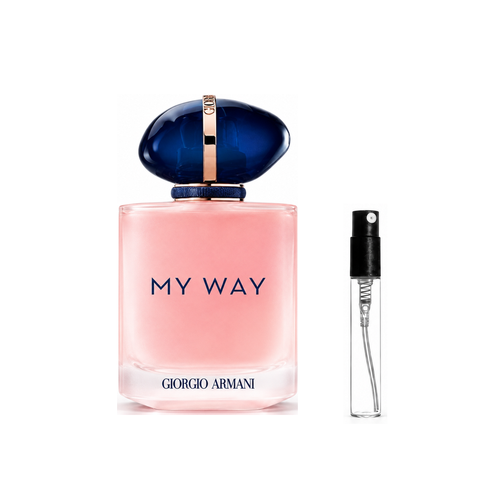 Armani My Way Floral Eau de Parfum – odlewka perfum – flakon i identyczny atomizer wzorcowy