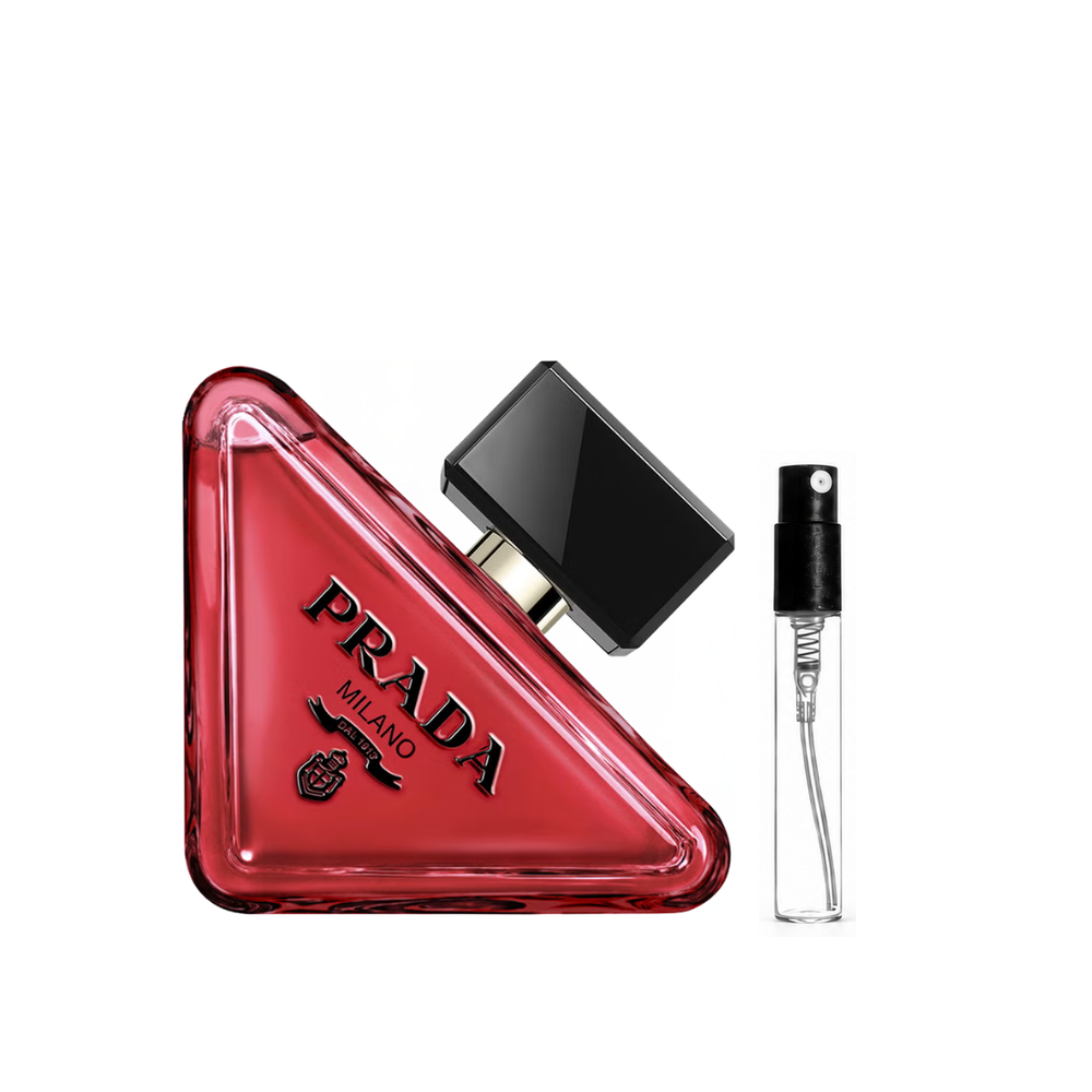 Prada Paradoxe Radical Essence Parfum – flakon i identyczny atomizer wzorcowy
