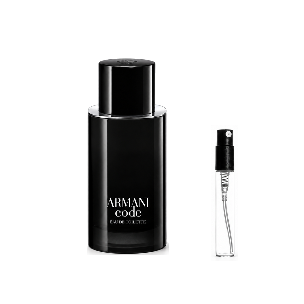 Armani Code Eau de Toilette – odlewka perfum – flakon i identyczny atomizer wzorcowy