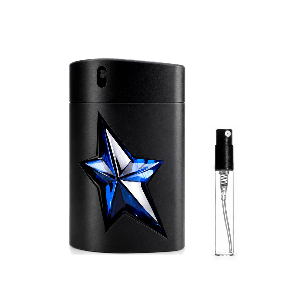 Thierry Mugler A*Men Eau de Toilette – odlewka perfum – flakon i identyczny atomizer wzorcowy