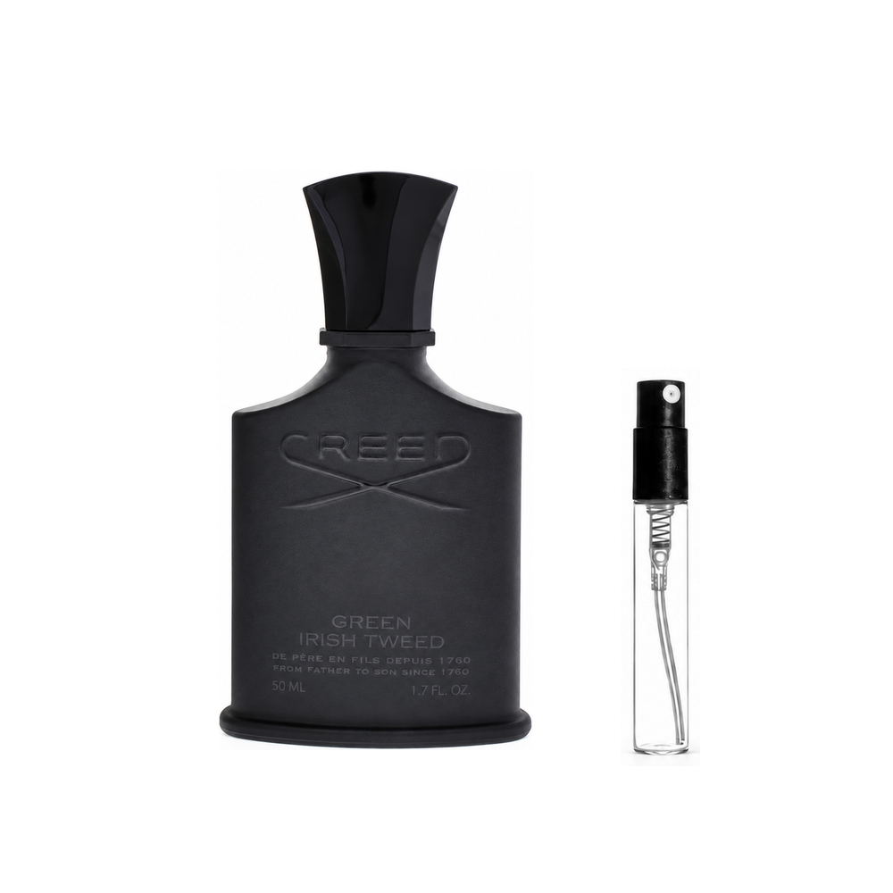 Creed Green Irish Tweed Eau de Parfum – odlewka perfum – flakon i identyczny atomizer wzorcowy