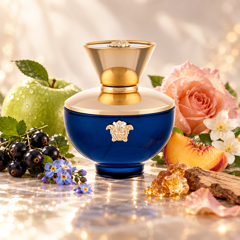 Versace Dylan Blue Pour Femme Eau de Parfum – odlewka perfum – flakon z nutami zapachowymi