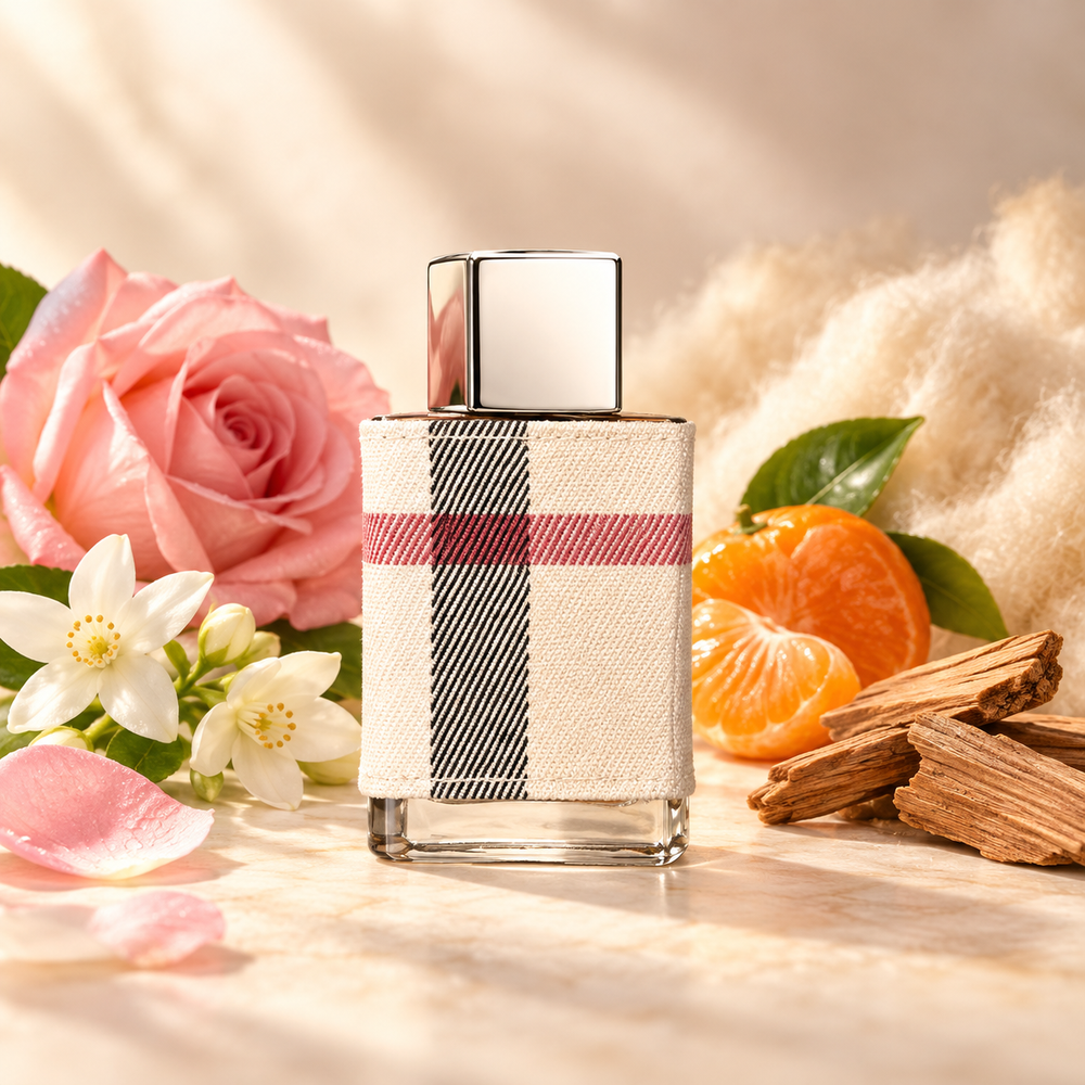 Burberry London for Women Eau de Parfum – odlewka perfum – flakon z nutami zapachowymi