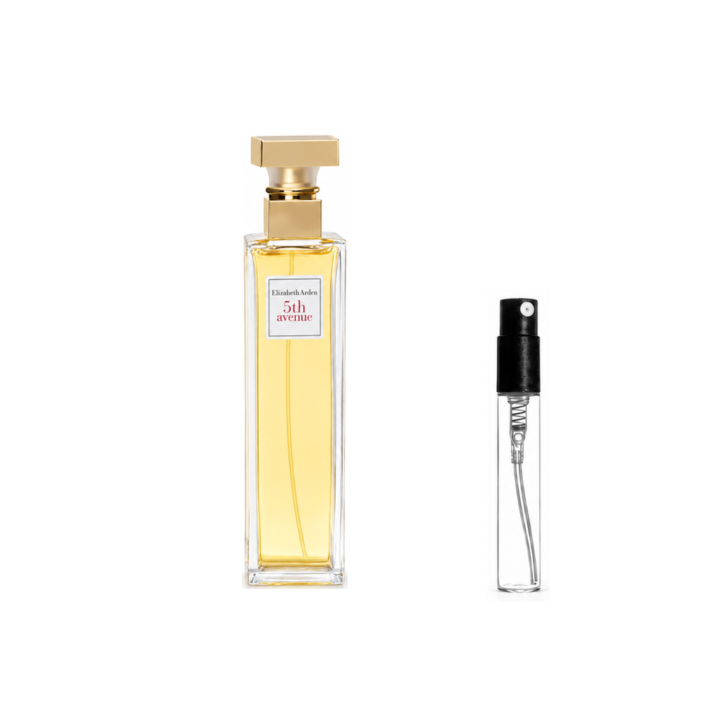 Elizabeth Arden 5th Avenue Eau de Parfum – odlewka perfum – flakon i identyczny atomizer wzorcowy
