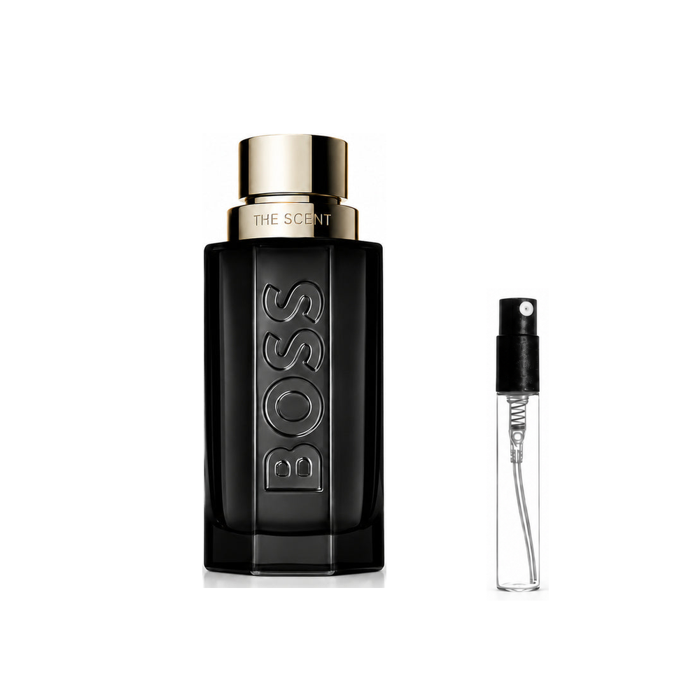 Hugo Boss The Scent Magnetic Eau de Parfum – odlewka perfum – flakon i identyczny atomizer wzorcowy