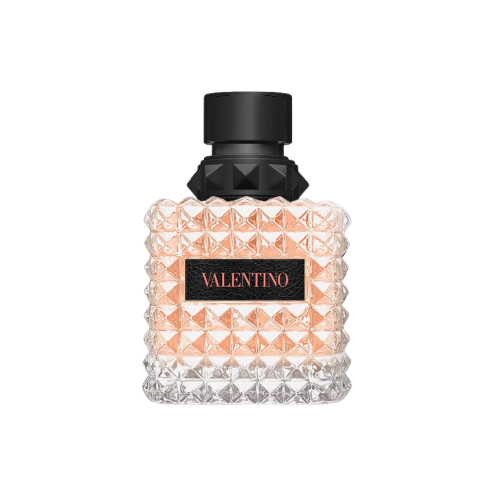 Valentino - Born In Roma Donna Donna Coral Fantasy Eau de Parfum w eleganckim, różowym flakonie z kryształowym designem.